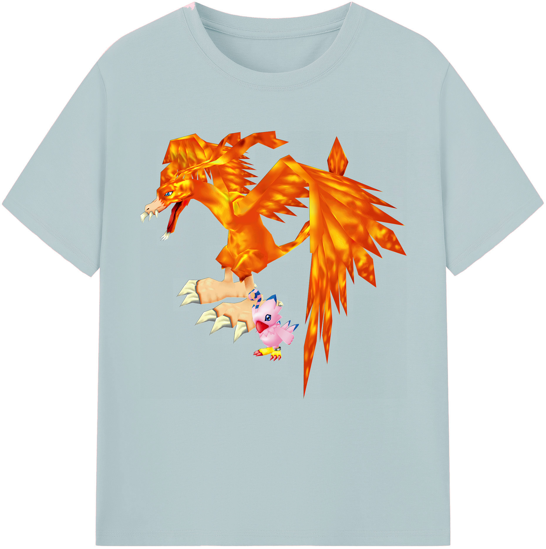 （画像用） Digimon デジタルモンスター/デジモン 綿100％半袖Tシャツ（フロントプリント）